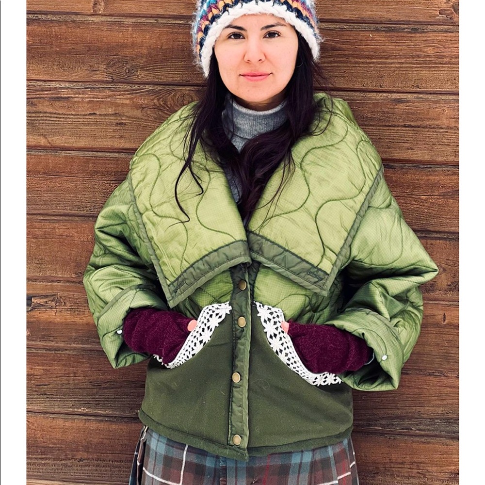 Revivall Clothing Cropped Habitat Coat XS